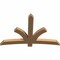 Ekena Millwork Davenport Timber Gable Bracket, Western Red Cedar, 72"W x 48"H x 3 1/2"D x 5 1/2"F, 16/12 Pitch GBW072X48X0406DAV00SWR - alternate 3